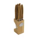 Jean Dubost Bordknive Laguiole Kniv - 6 stk. i Brun, 24 cm, 1