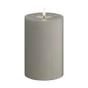 Deluxe Homeart LED-lys Real Flame LED Bloklys i Sand , 15 cm, 1