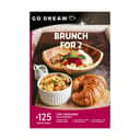 GO DREAM Oplevelsesgavekort Gavekort - Brunch i Brunch for 2, 1