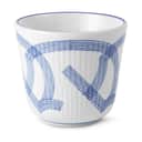 Royal Copenhagen Krus og kopper uden hank Motif Termokrus i Koboltblå/hvid, 1