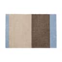 Tica Copenhagen Dørmåtter Stripes Horisontal Gulvmåtte i Ivory/Sand/Blå, B40 x L60 cm, 1