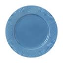 Lyngby Porcelæn Middagstallerkener Rhombe Color Middagstallerken i blå, 27 cm, 1