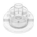 Umbra Tilbehør til bad Cascada Organiser i plexiglas, 1