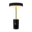 Dyberg Larsen Bordlamper Starlight LED Bordlampe i Messing/ Sort marmor, 1