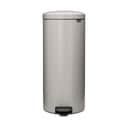 Brabantia Toiletspande NewIcon Pedalspand i Soft Grey, 30 L, 1