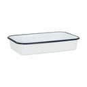 Kockums Jernverk Ovnfaste fade Ovnfast fad i White/Marine, B19,8 x L31,5 cm, 1