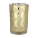 Casa Christmas Jule- og adventsstager Hurricane Fyrfadsstage i Guldfarvet, 18 cm, 1