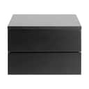 CASA Living Sengeborde Avignon Natbord i Sort, 24,6 cm, 1