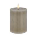 Lene Bjerre LED-lys Lillia LED Bloklys i sand, H10 x Ø7,5 cm, 1
