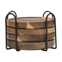 Estia Home Glasbrikker og coasters Allure Glasbrikker - 4 stk. i Brun, 1
