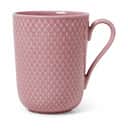 Lyngby Porcelæn Krus og kopper med hank Rhombe Color Krus m. hank i Rosa, 1
