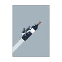 Poster&Frame Plakater Plakat - We ride until dawn i Multifarvet, B50 x L70 cm, 1