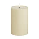 Deluxe Homeart LED-lys Unique LED Bloklys i Creme, H15 x Ø10 cm, 1