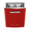 Smeg Opvaskemaskiner 50's Style Opvaskemaskine i Rød, 1