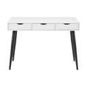 CASA Living Skriveborde Neptun Skrivebord i Hvid/sort, 1