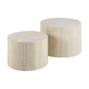 CASA Living Sofaborde Dice Sofabordssæt - 2 stk i Beige, 1