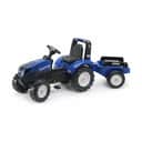 FALK Øvrig udeleg Traktor med vogn - New Holland i blå/sort, 1