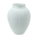Knabstrup Keramik Vaser Ripple Vase i ice blue, 20 cm, 1
