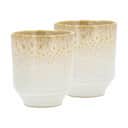 Villa Collection Krus og kopper uden hank Styles Krus - 2 stk. i creme/sand, 1