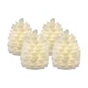 Deluxe Homeart LED-lys LED Kogle - 4 stk. i Hvid, 1