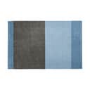 Tica Copenhagen Dørmåtter Stripes Horisontal Gulvmåtte i blå/steelgrey, B60 x L90 cm, 1