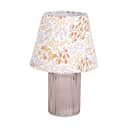 CASA Living LED-lamper LED Glaslampe i Rosa, 27 cm, 1