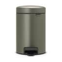 Brabantia Toiletspande NewIcon Pedalspand i Platinum, 3 L, 1