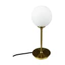 Dyberg Larsen Bordlamper Sia Bordlampe i Opal/ Messing, 1