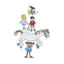 Barbo Toys Spil Pippi Langstrømpe Pippi Langstrømpe Stablepuslespil - 5 stk. i Multifarvet, 1