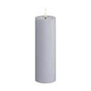 Deluxe Homeart LED-lys Real Flame LED Bloklys i Dust blue, 15 cm, 1