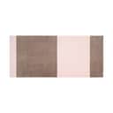 Tica Copenhagen Gulvtæpper Stripes Horisontal Gulvtæppe i Sand/rosa, B90 x L200 cm, 1