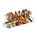 Gefu Grillredskaber Gefu Grill Barbecue Rack til kyllingelår i Stål, 1