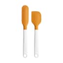 Fiskars Bageredskaber Functional Form Spatel og Dejskraber - 2 dele i Hvid/Orange, 1