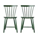 FDB Møbler Spisebordsstole J46 Spisebordsstol - 2 stk. i Bottle Green (Pantone 553C), 1