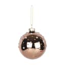 Casa Christmas Julekugler Julekugle i Blank lysebrun/glimmer, 1