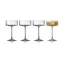 Lyngby Glas Champagneglas Zero Champagneglas - 4 stk. i Klar, 26 cl, 1