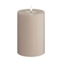Deluxe Homeart LED-lys Real Flame LED Bloklys i Rose, 15 cm, 1