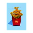 Poster&Frame Plakater plakat - Flower fries i B30 x L40 cm, 1