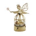 Jette Frölich Design Jule- og adventsstager Design Fyrfadsstage Magisk Fe i Guldfarvet, 14,5 cm, 1