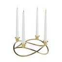 Georg Jensen Kronelysestage Season Lysestage i Guldfarvet, 26 cm, 1