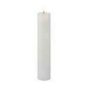 Sirius LED-lys Sille Genopladelig LED Bloklys i Hvid, H25 x Ø5 cm, 1