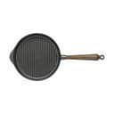 Skeppshult Grillpander Walnut Valnød Grillpande i Sort/Træ, 25 cm, 1