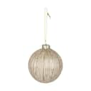 Casa Christmas Julekugler Julekugle i beige/glimmer, 1