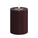 Deluxe Homeart LED-lys Real Flame LED Bloklys i Mørk Bourgogne, 10 cm, 1