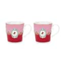 PIP Studio Krus og kopper med hank Love Birds Krus - 2 stk. i Pink, 300 ml, 1