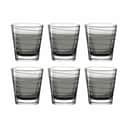 Leonardo Vandglas Vario Vandglas - 6 stk. i Klar/basalto, 25 cl, 1