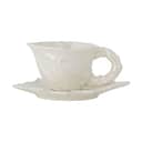 Bloomingville Underkopper Shellie Kop m. underkop i Hvid, 1
