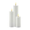 Sirius LED-lys Smilla Genopladelig LED Bloklys - 3 stk. i Hvid, 5 cm, 1