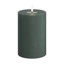 Deluxe Homeart LED-lys Real Flame LED Bloklys i Jade green, 15 cm, 1