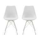 CASA Living Spisebordsstole Eris Spisebordsstol - 2 stk. i hvid, 1